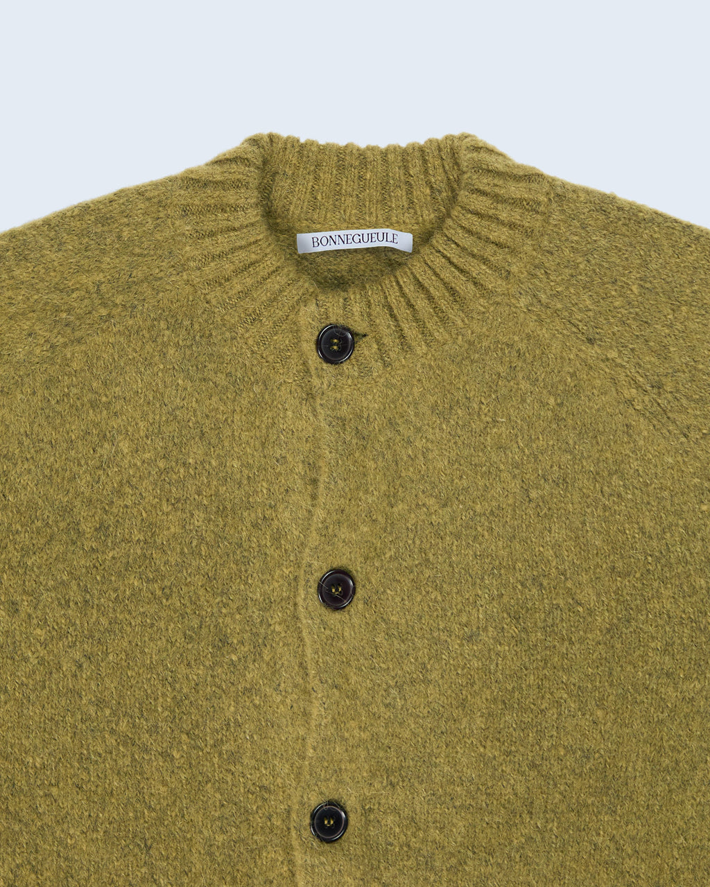 Archie cardigan in lichen green