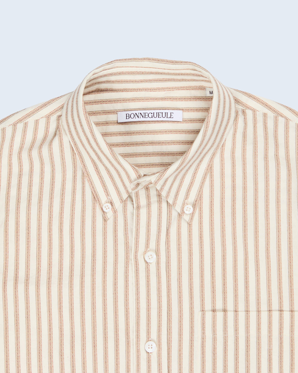 Calvi shirt in beige stripes