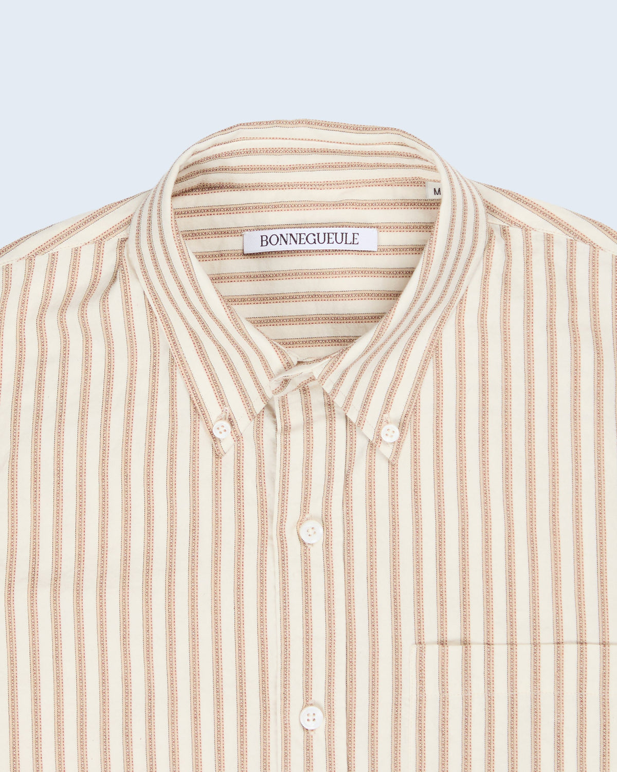Calvi shirt in beige stripes