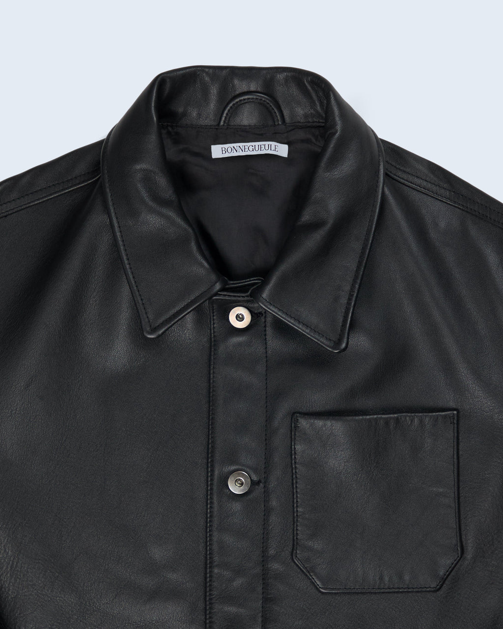 Dillon jacket in black leather