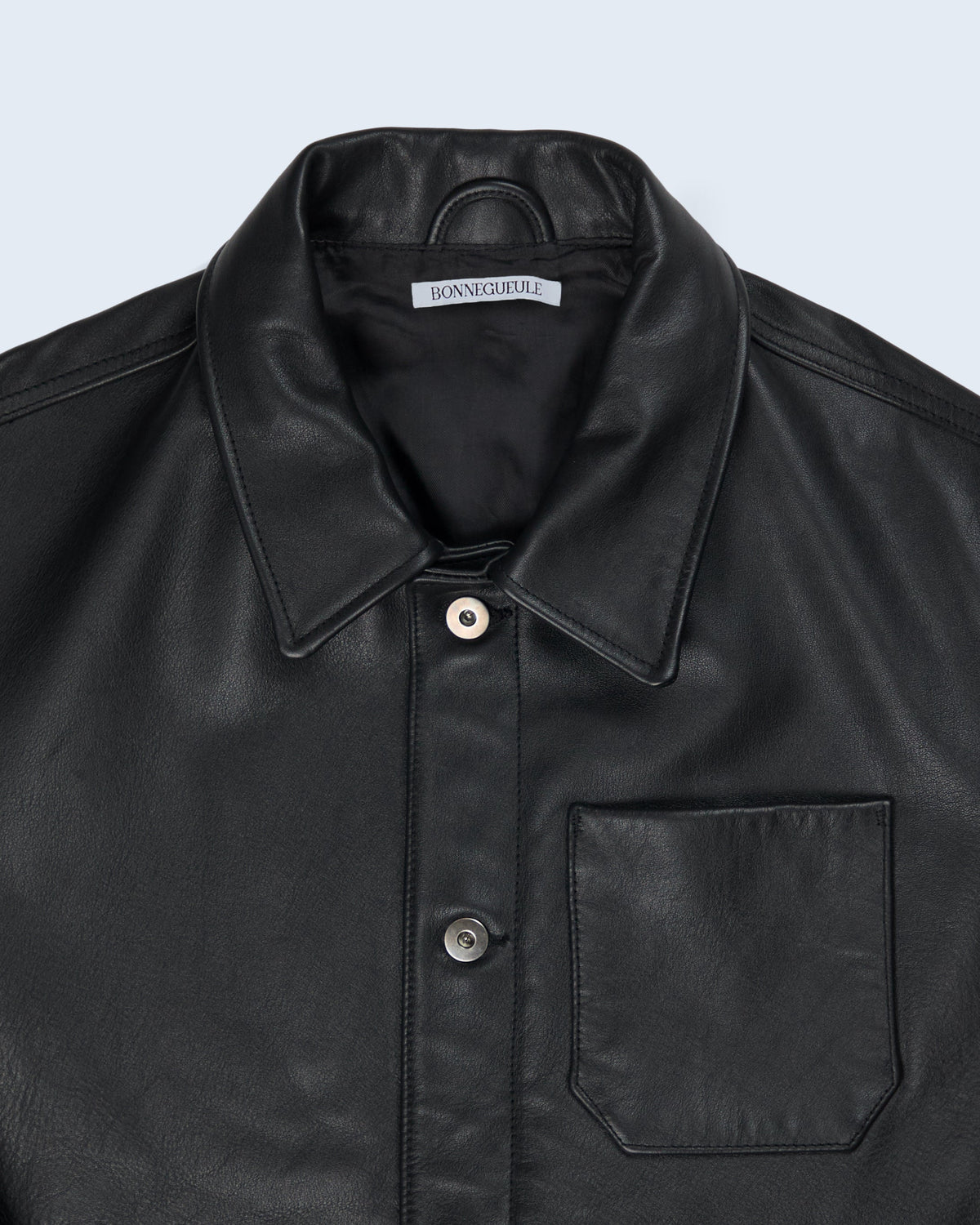 Dillon jacket in black leather