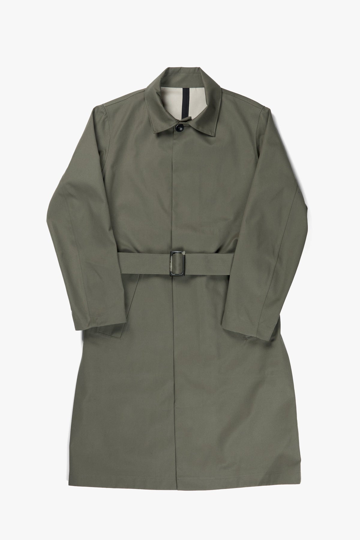 Beaubourg mac coat in sage green