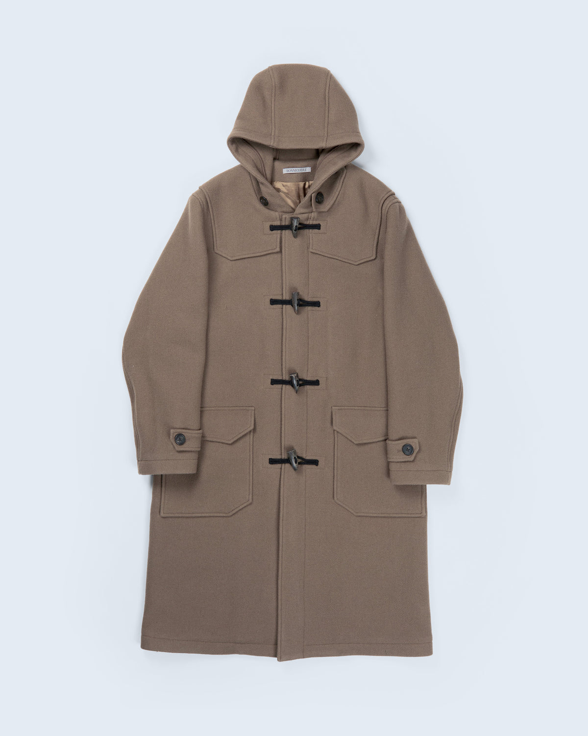 Anvers duffle coat in taupe