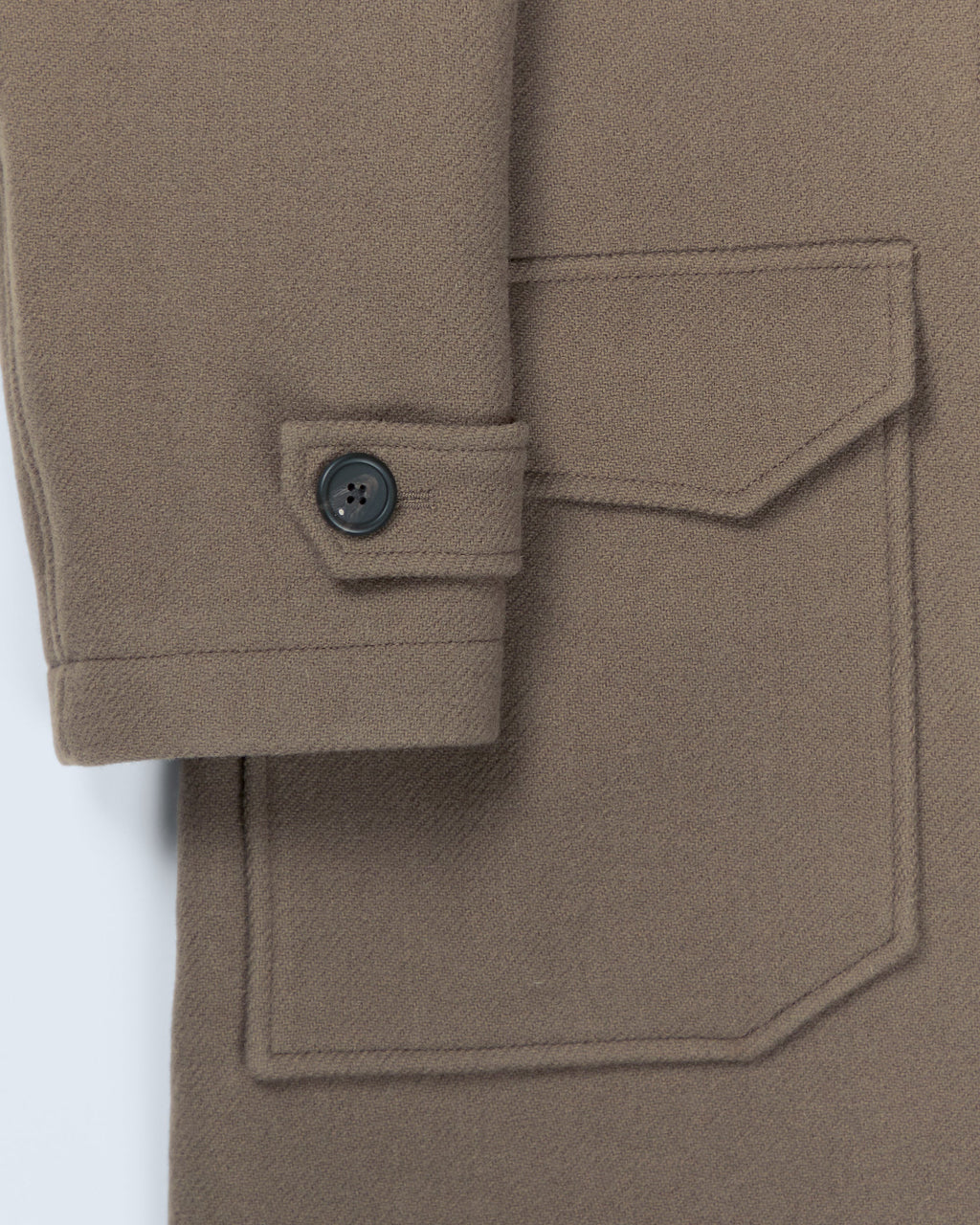 Anvers duffle coat in taupe