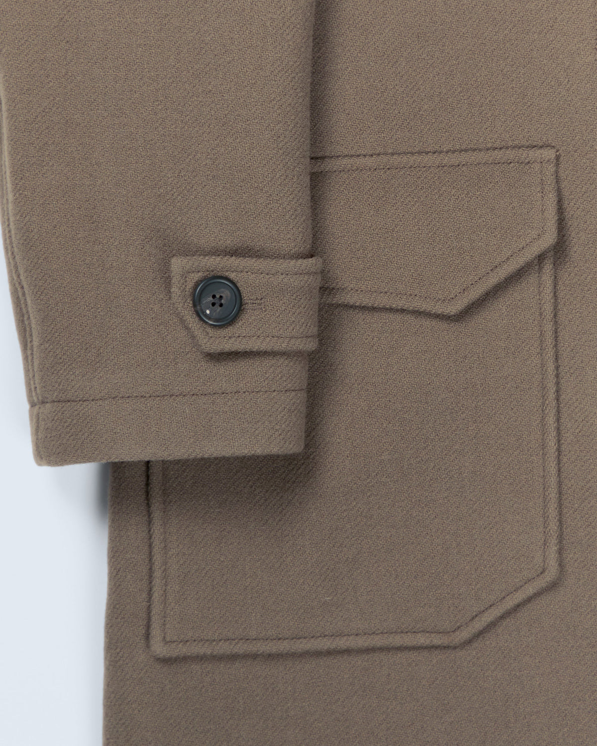 Anvers duffle coat in taupe