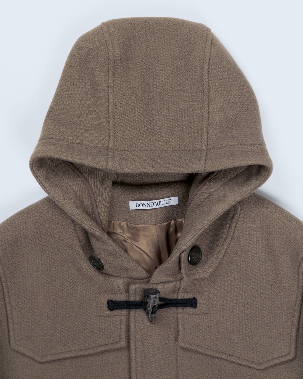 Anvers duffle coat in taupe