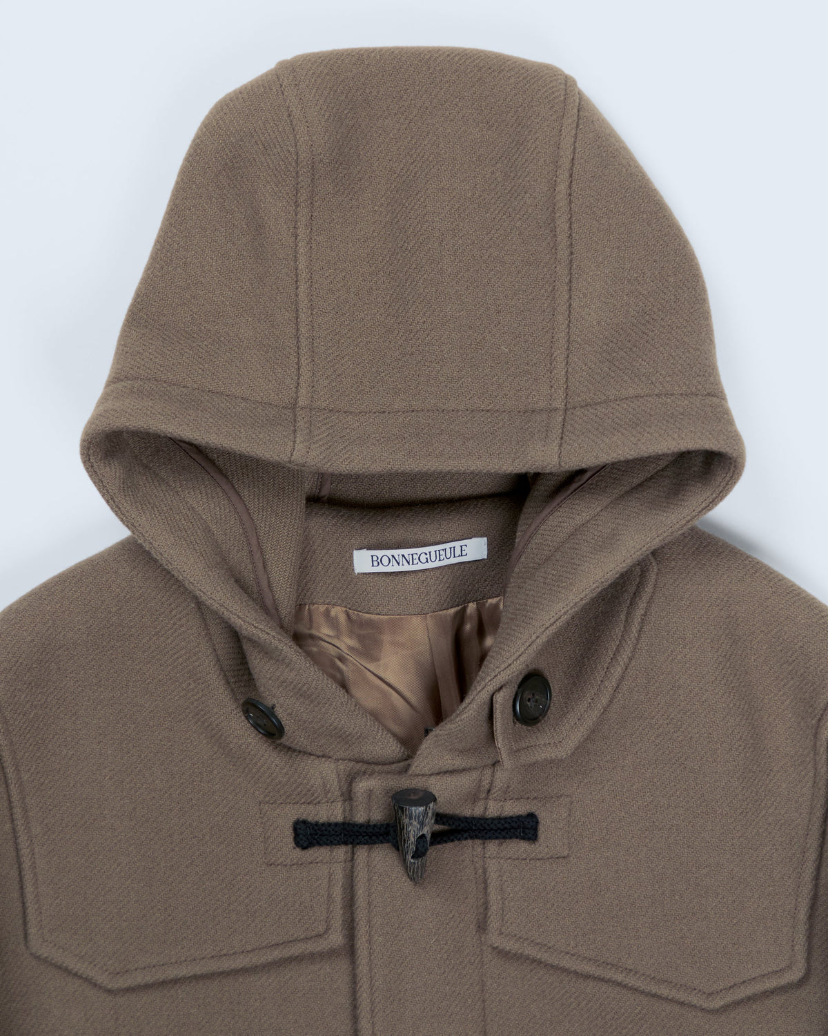 Anvers duffle coat in taupe