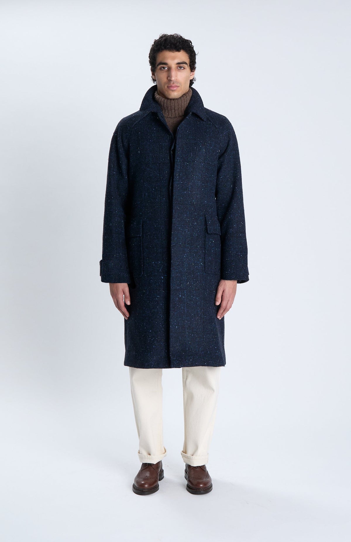 Kinvara coat in blue