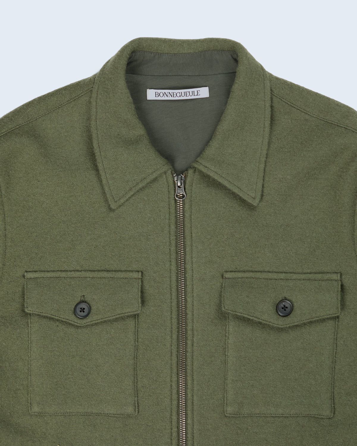 Messina overshirt in loden green