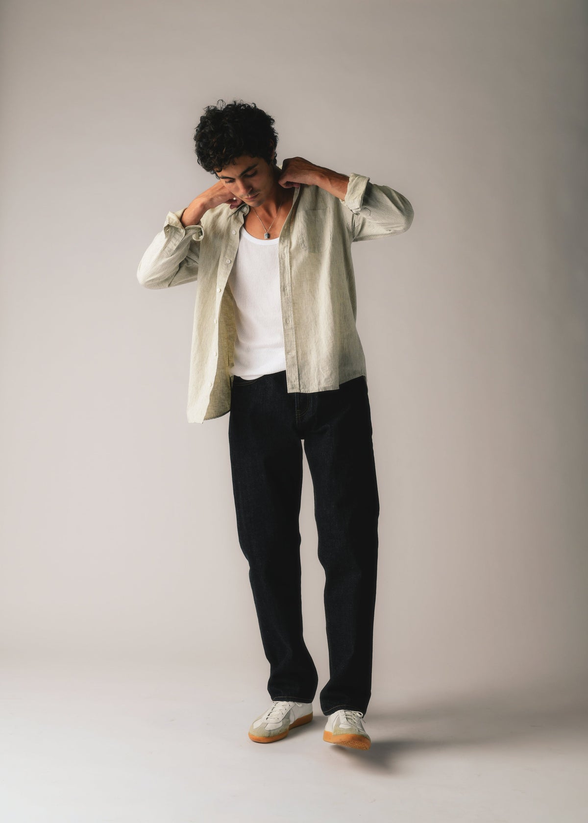 Renji jeans in raw denim
