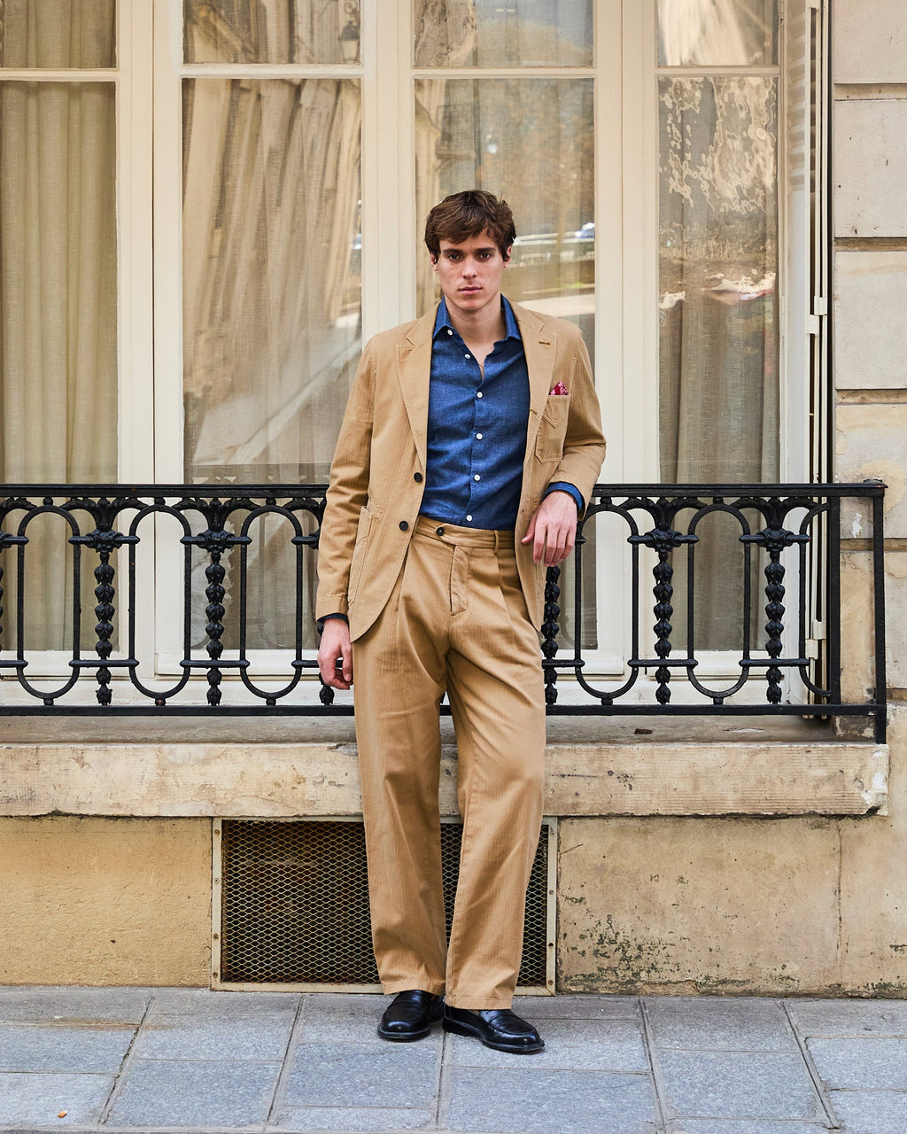 Sorrente jacket in sand