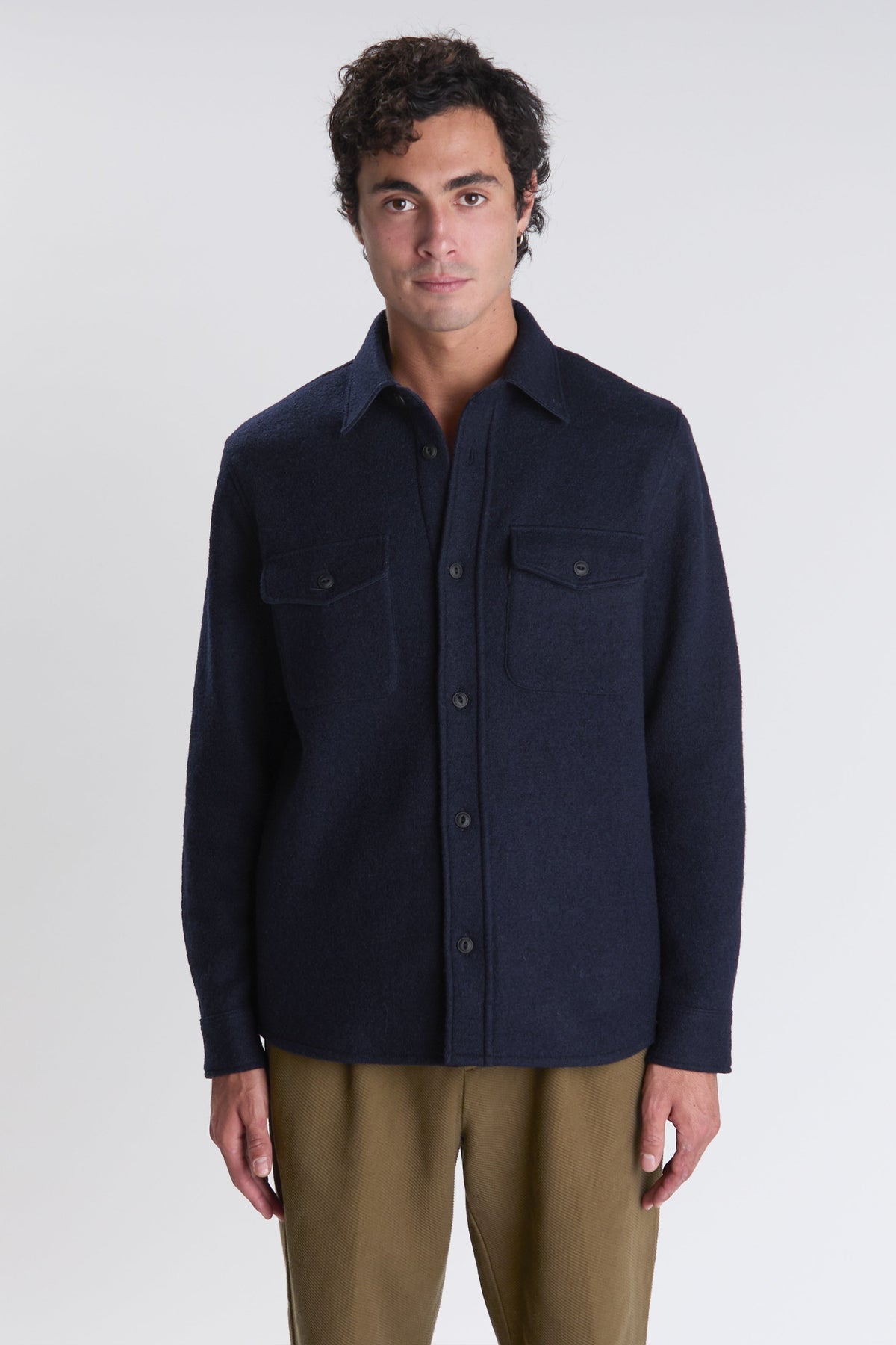 Milo overshirt in navy