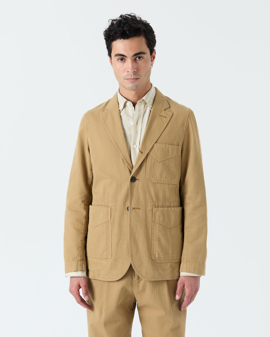 Sorrente jacket in sand