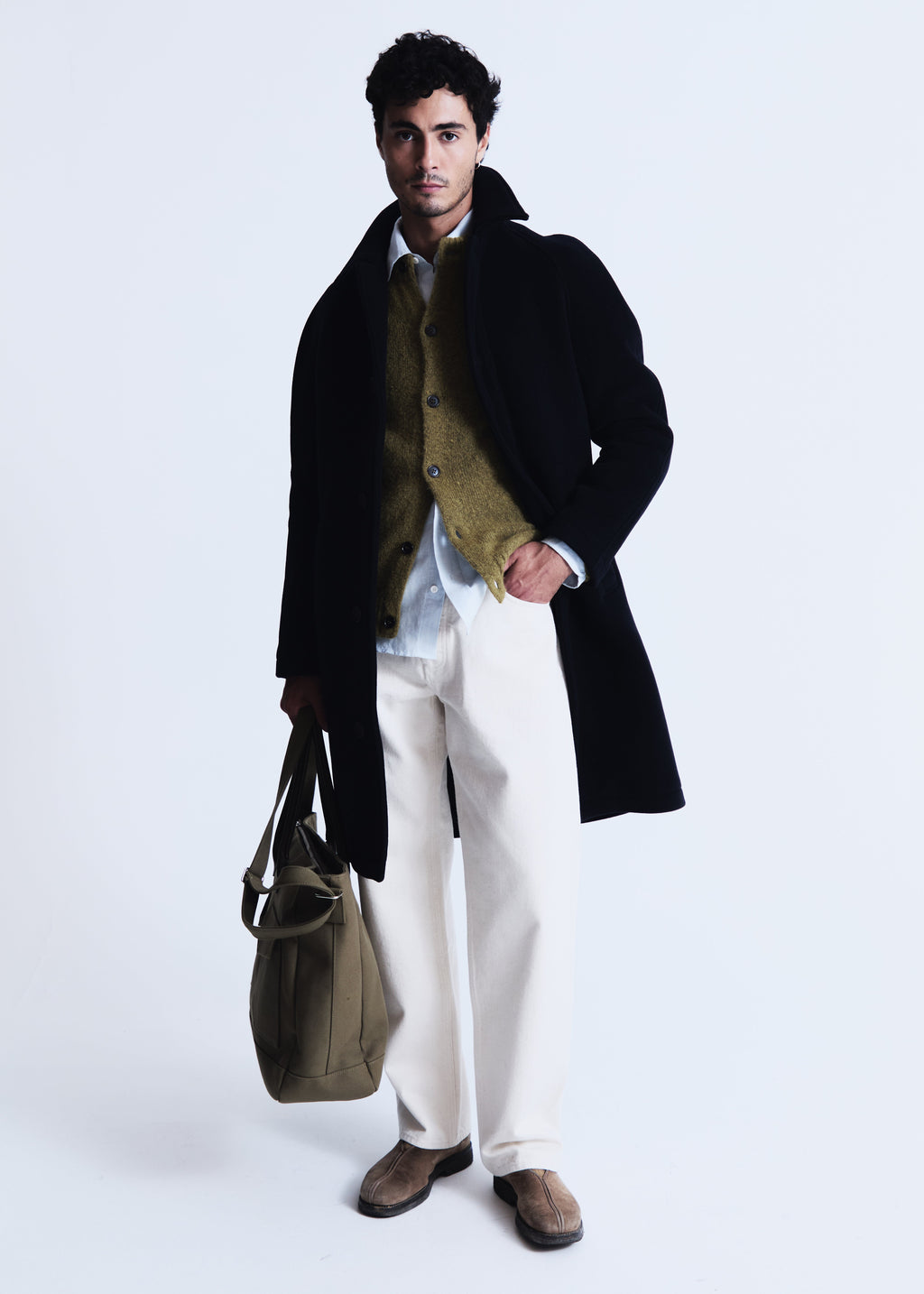 Bolsano coat in navy