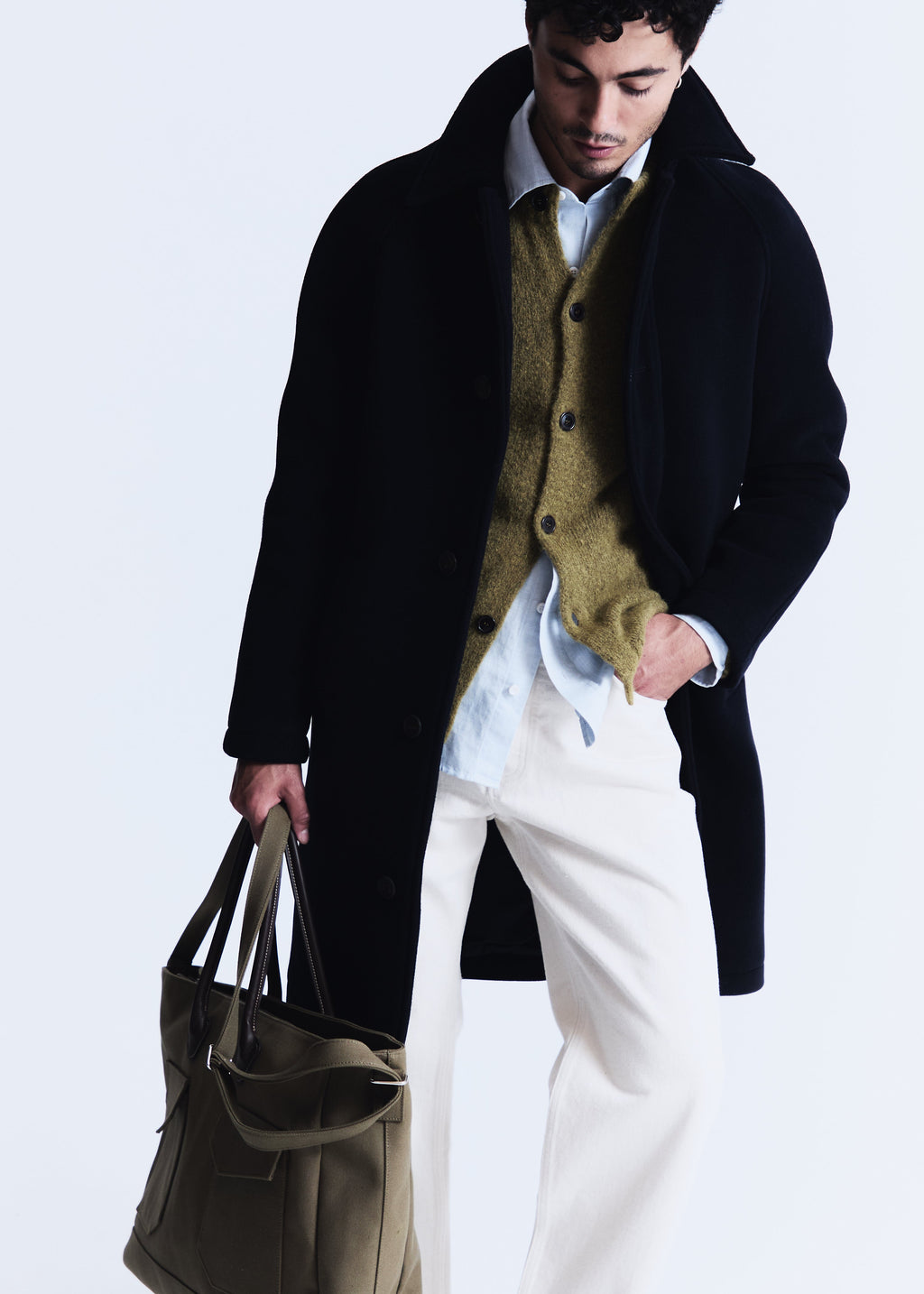 Bolsano coat in navy