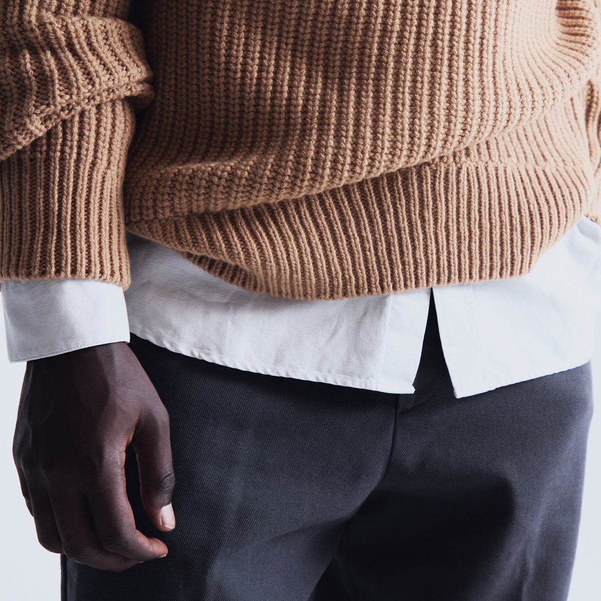 Lewis sweater in camel