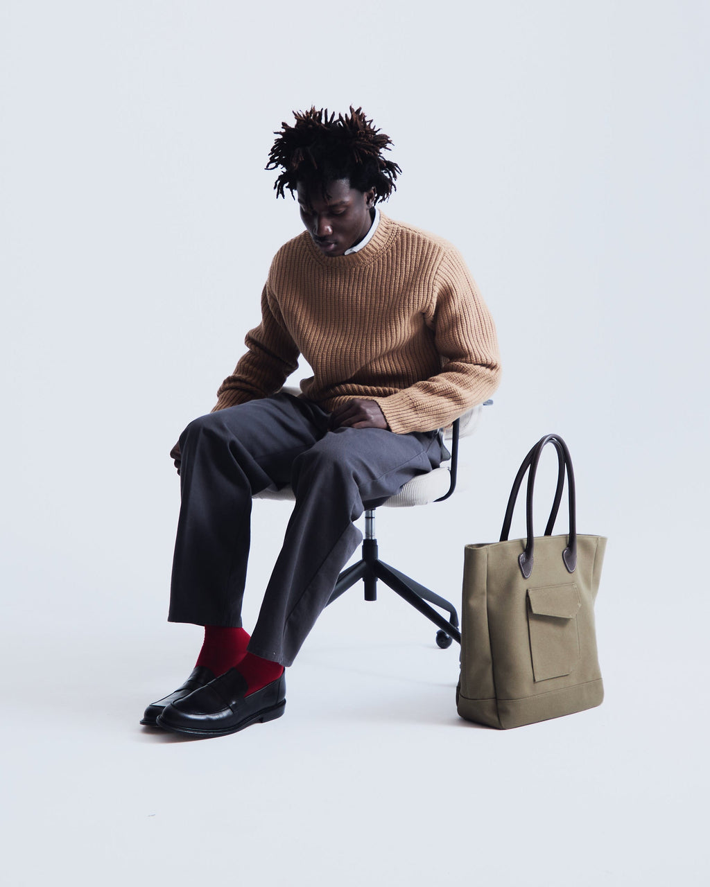 Lewis sweater in camel