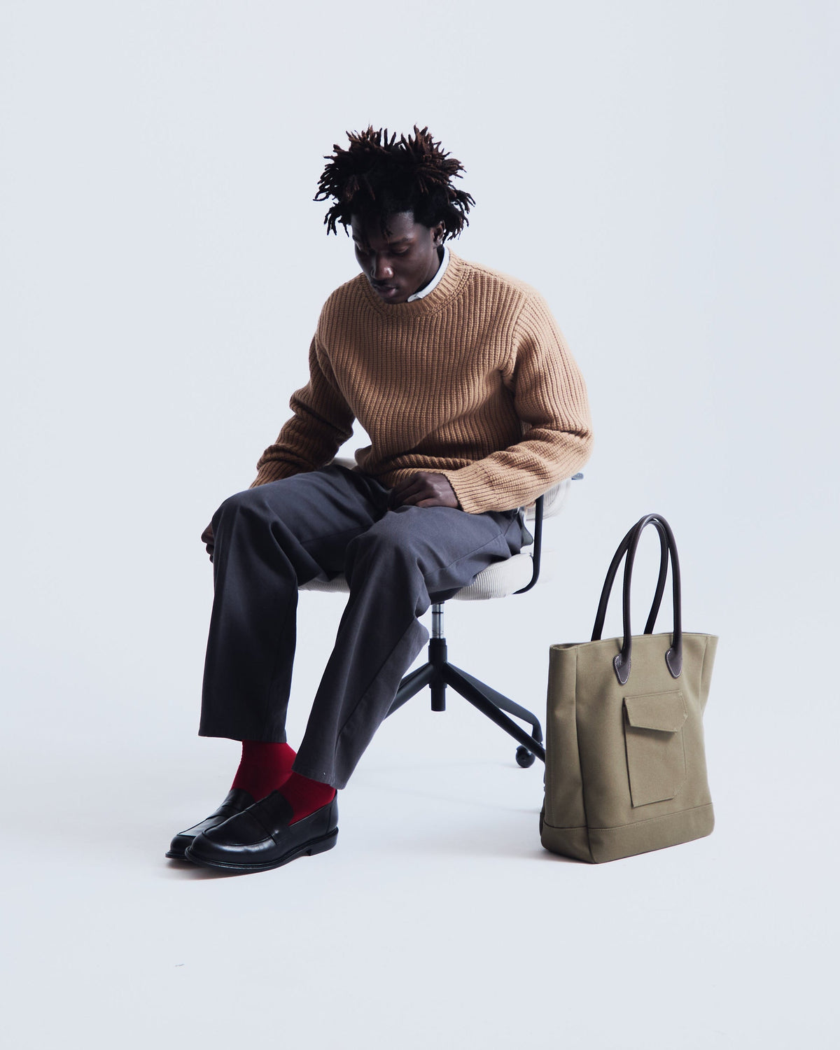 Lewis sweater in camel