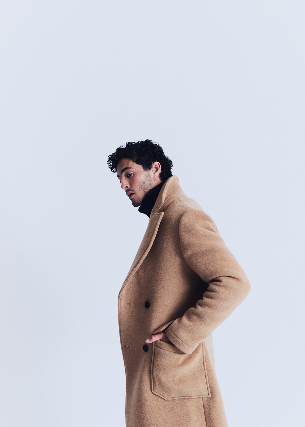 Chicago coat in camel