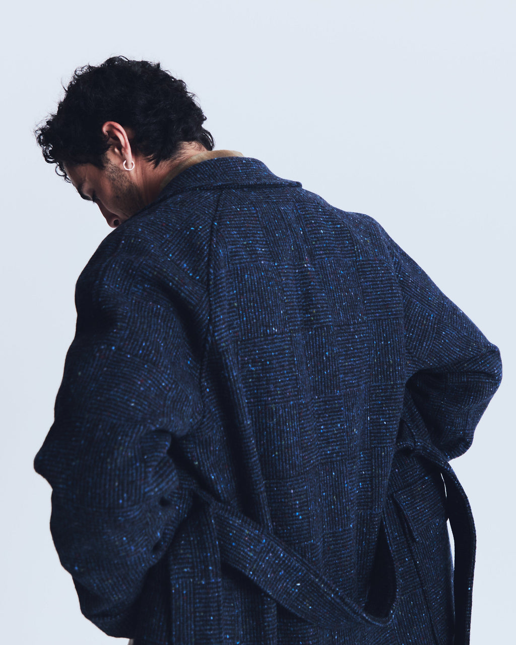 Kinvara coat in blue