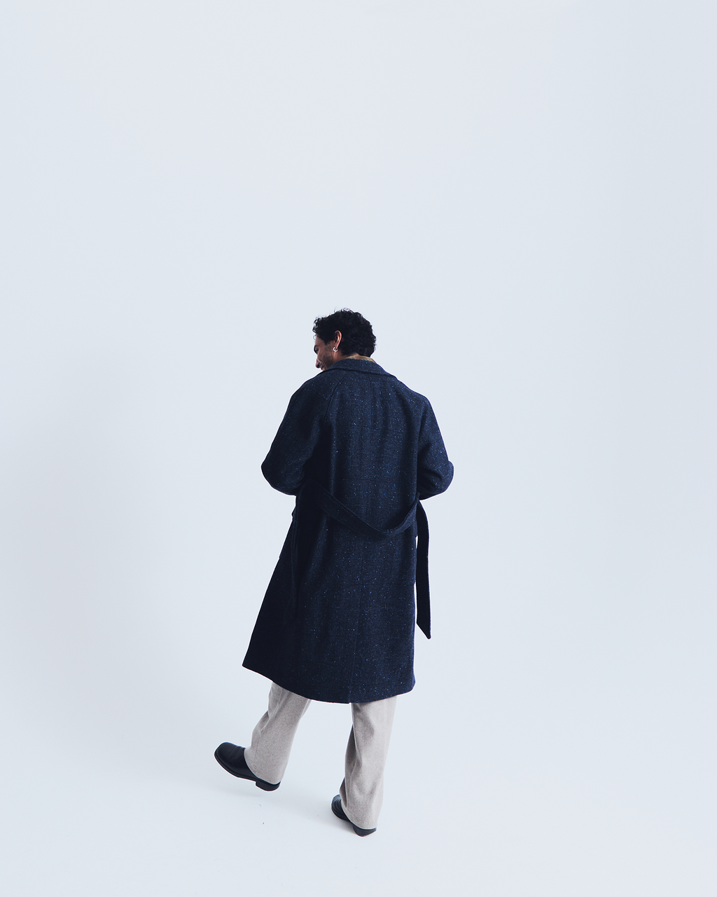 Kinvara coat in blue