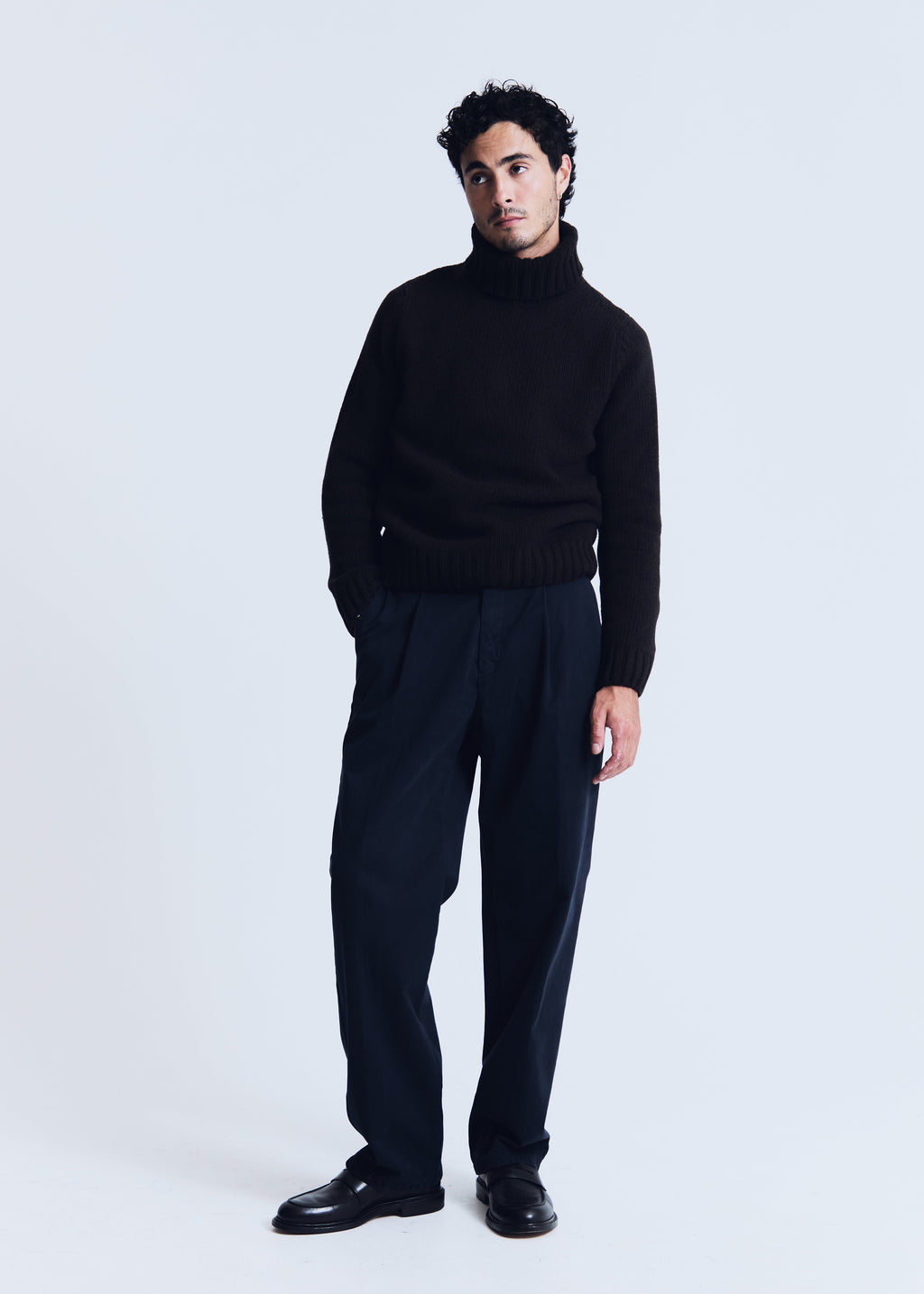 Marciello sweater in bark brown