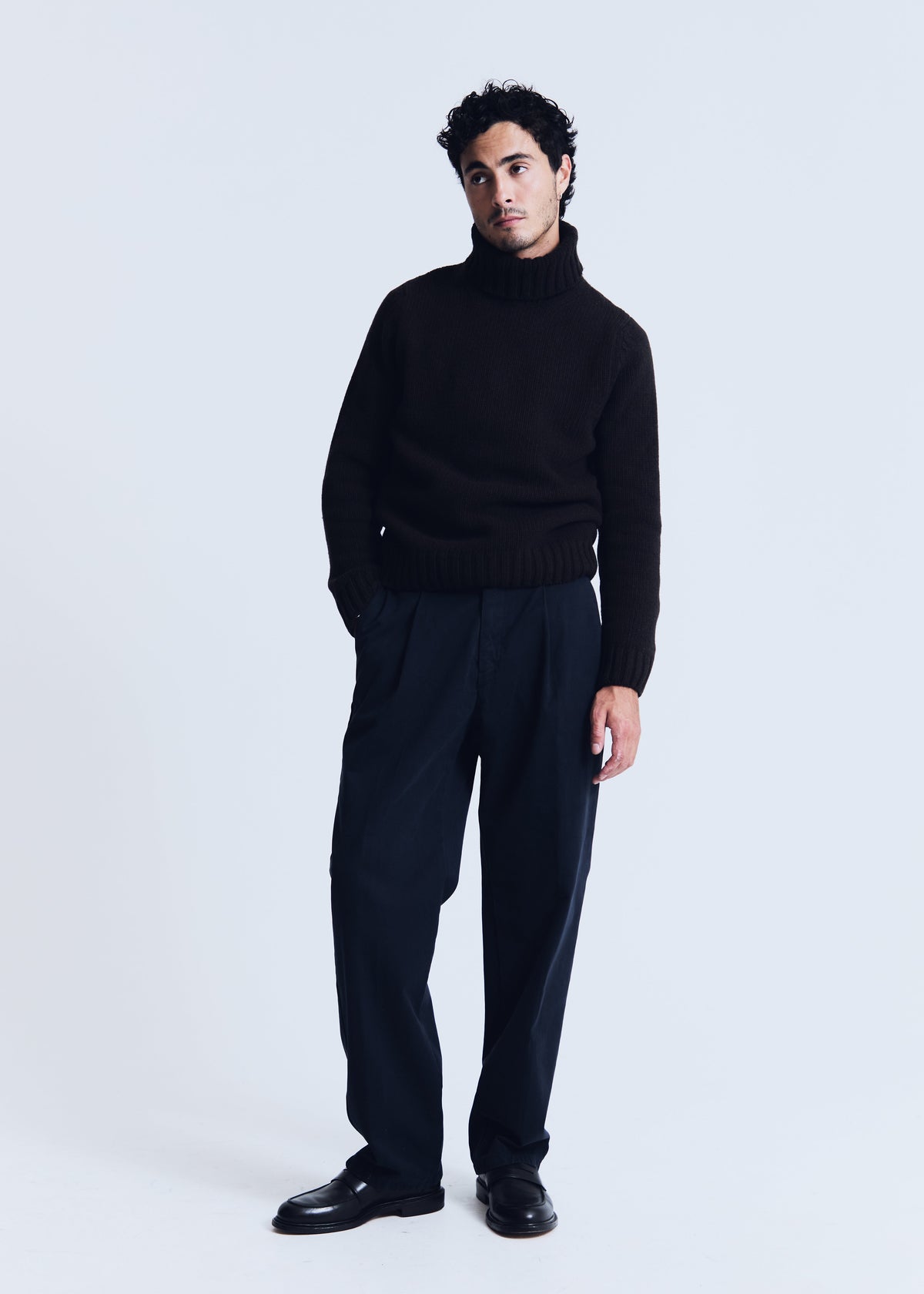 Marciello sweater in bark brown