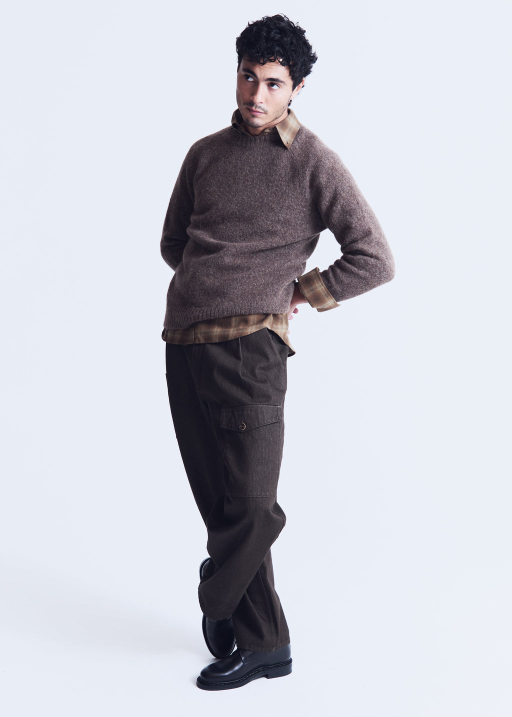 Calvi shirt in brown