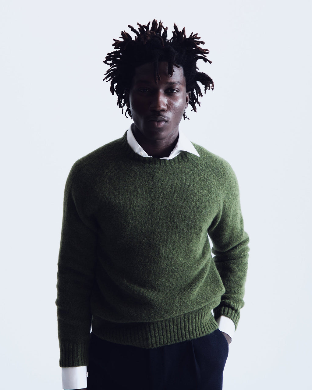 John sweater in loden green