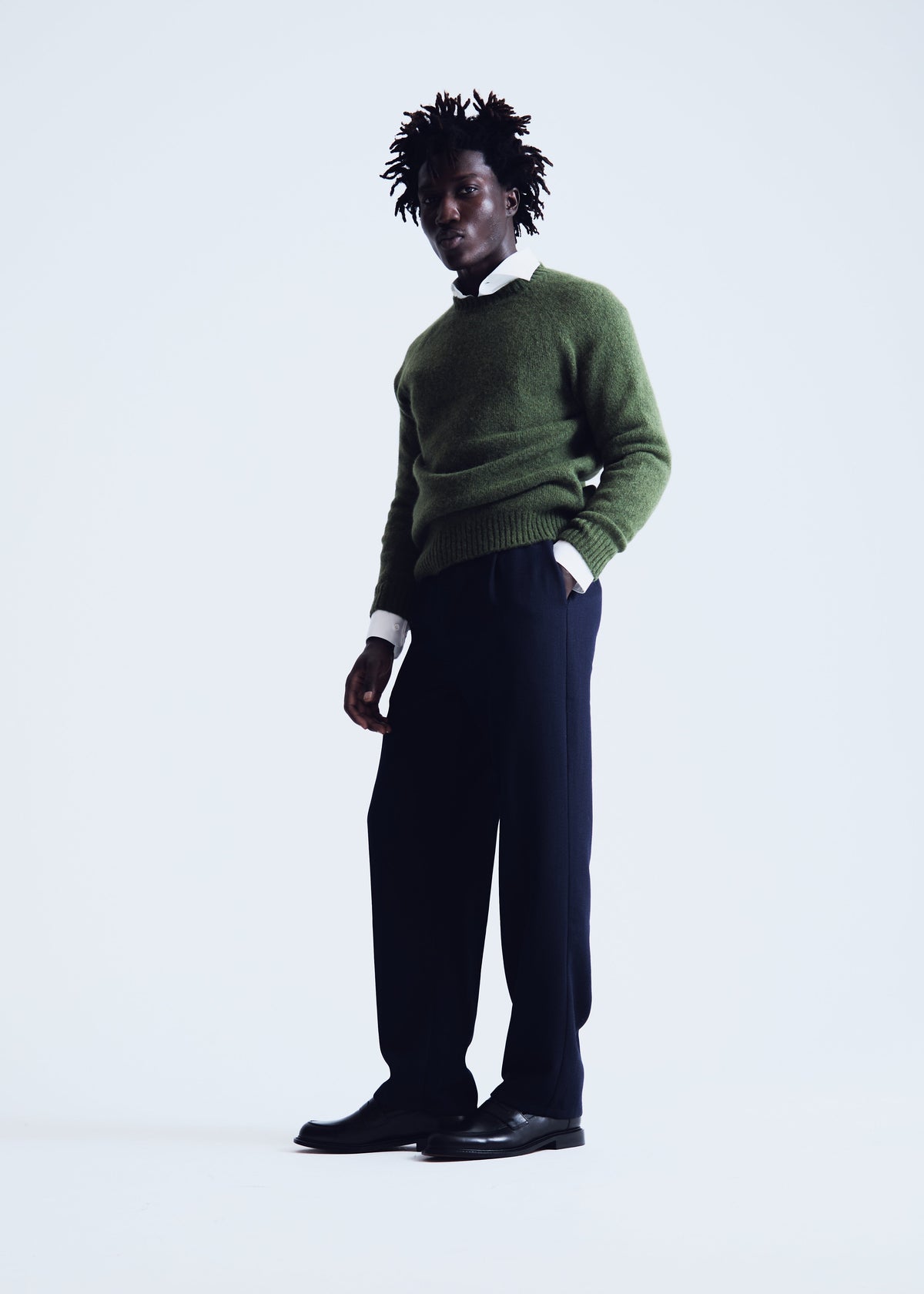 John sweater in loden green